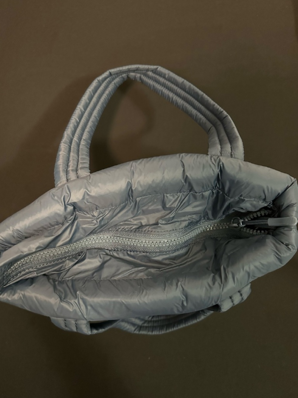 Land's End Wanderweight Ultralight Packable Crossbody Tote Bag (Vintage Blue) - Picture 7 of 11